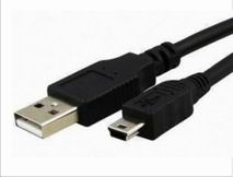 USB cable,usb-A to mini usb 5pin cable, mini usb cable, E-03-001