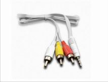 Audio cable, RCA cable,DVD&VCD player cable , AV player cable, E-08-002